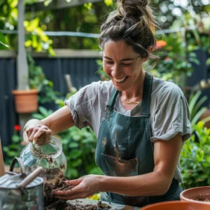 liquid fertilizer out of garden trimmings