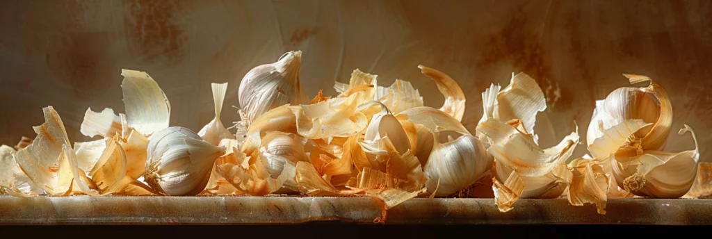 garlic peel as fertilizer, garlic skin plant food